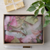 Rose mit antiken Handgemälden geben Tissue Tis Seidenpapier (Geschenk)