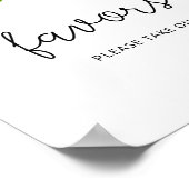 Rose mit Aquarellfarben-Gefälligkeiten nehmen Sie Poster (Ecke)