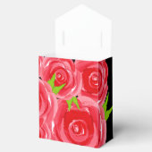 Rose mit Aquarellfarben Geschenkschachtel (Geöffnet)