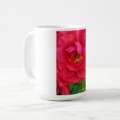 Rose mit Biene  Kaffeetasse (Vorderseite Links)