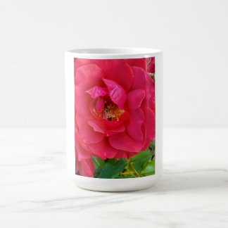 Rose mit Biene Kaffeetasse