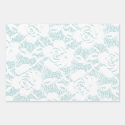 Rose mit blühenden Spitzen Geschenkpapier Set (Vorderseite 3)