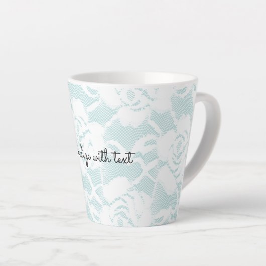 Rose mit blühenden Spitzen Milchtasse (Rechte Ecke)