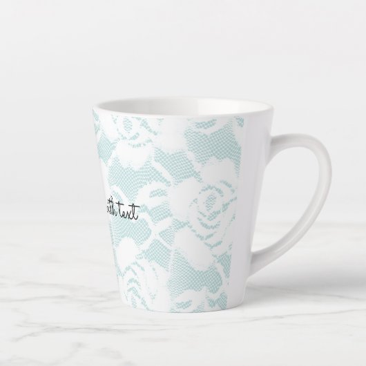 Rose mit blühenden Spitzen Milchtasse (Rechts)