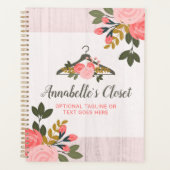 Rose mit Blumenbezug Boutique Planer (Vorderseite)