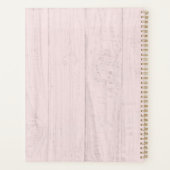 Rose mit Blumenbezug Boutique Planer (Rückseite)