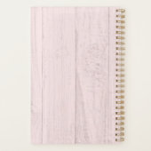 Rose mit Blumenbezug Boutique Planer (Rückseite)