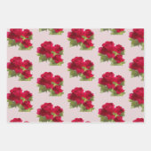 Rose mit Blumenbezug Papier Set 3 (Vorderseite 3)