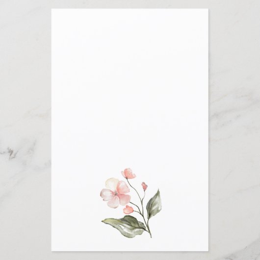 Rose mit Blumenmuster schätzen das Dress Brautpart (Rückseite)