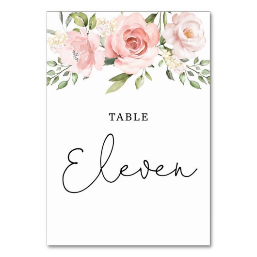 Rose mit Bluthochdruck elf Tischnummer (Vorderseite)