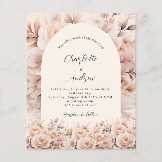 Rose mit Creme (Vorderseite)