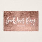 Rose mit dem Logo "Hair Logo typography gift certi (Vorderseite)