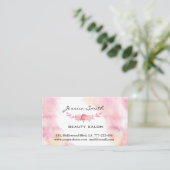 Rose mit einfachem Wasserfarbenfrost Terminkarte (Stehend Vorderseite)
