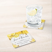 Rose mit gelbem Glam Rechteckiger Pappuntersetzer (Vor Ort)