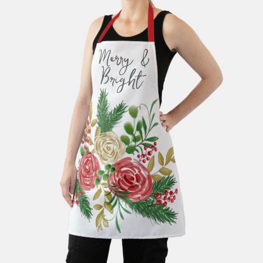 Rose mit glatter Wasserfarbe Schürze (InSitu)