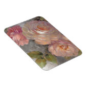 Rose mit Grau Magnet (Rechte Seite)