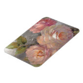 Rose mit Grau Magnet (Linke Seite)