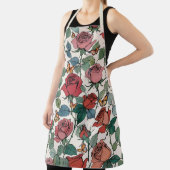 Rose mit langer Dampfbrücke und Monarchen-Schmette Schürze (InSitu)