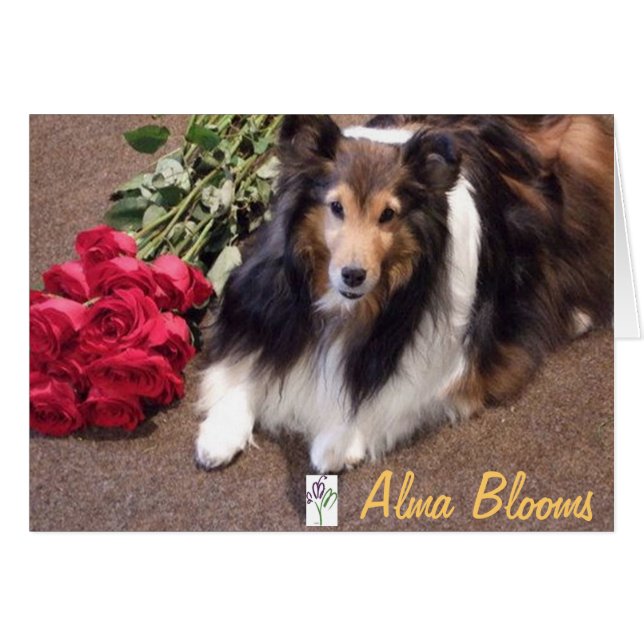 Rose mit Logo (Vorderseite (Horizontal))