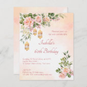 Rose mit Pastelcreme und marokkanische Laternen la (Vorne/Hinten)