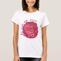 Rose mit Rot- und Rosatönen