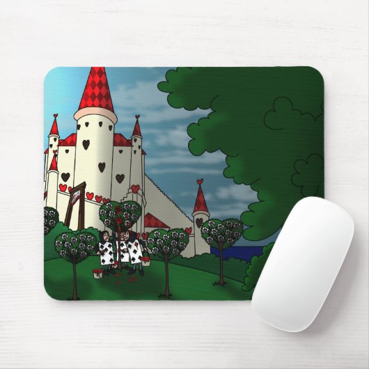 Rose mit rotem Mousepad (Mit Mouse)