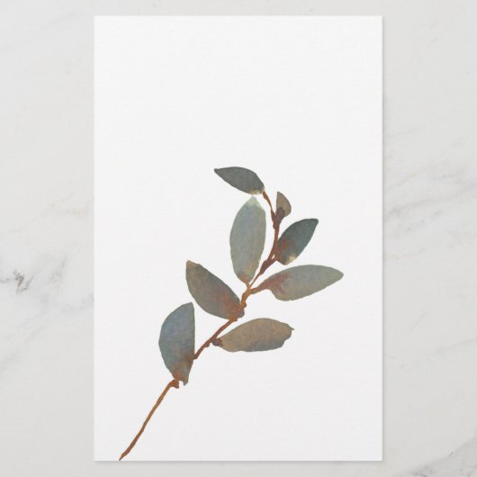 Rose mit Roter Blüte Flyer (Hinten)