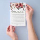 Rose mit Roter Blüte Flyer (Handgriff)