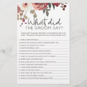 Rose mit Roter Blüte Flyer (Vorne)