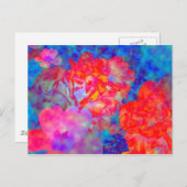 Rose mit Spezialeffekten nach der Karte (Vorne/Hinten)