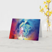 Rose mit Turbulenz - finden Sie die Heilung Karte (Gelbe Blume)