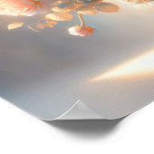 Rose mit Vasen Kunst Poster (Ecke)