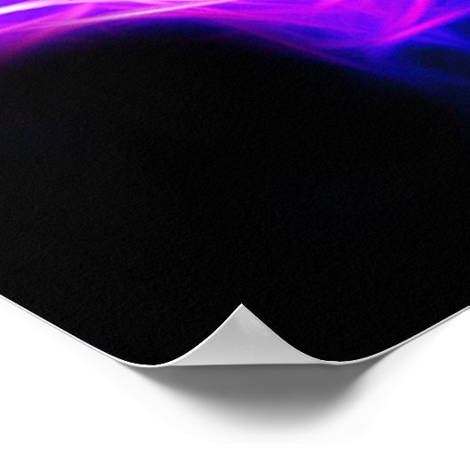 Rose mit Violett und Götter Poster (Ecke)