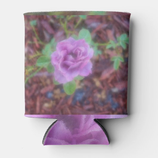 Rose mit Weichfokus Dosenkühler (Vorderseite)