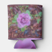 Rose mit Weichfokus Dosenkühler (Rückseite)