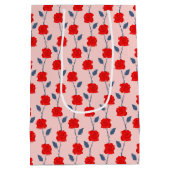 Rose Mittlere Geschenktüte (Rückseite)