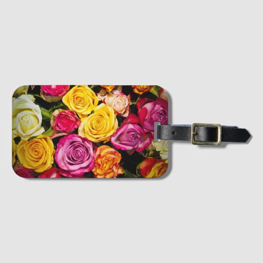 Rose Mix Gepäckanhänger (Vorderseite (Horizontal))