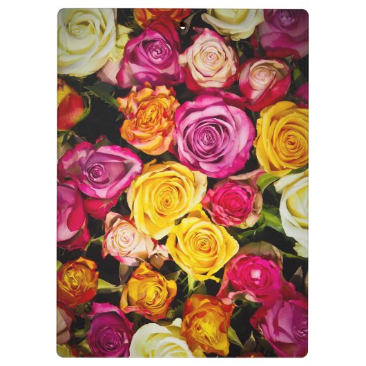 Rose Mix Klemmbrett (Rückseite)