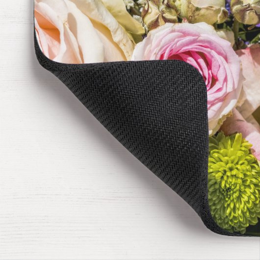 Rose Mix Zwei Mousepad (Ecke)