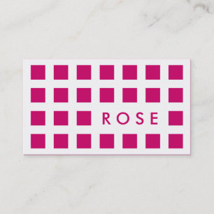ROSE (Mod-Quadrate) Visitenkarte