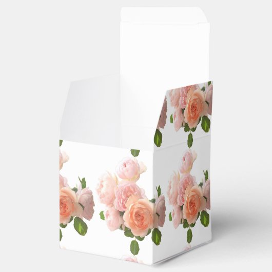 Rose Moderne, elegante Designvorlage Geschenkschachtel (Geöffnet)