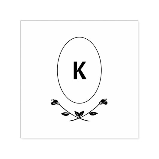 Rose Monogramm Permastempel (Design)