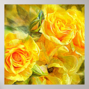 Rose Moods - Joy Fine Art Poster/Print Poster