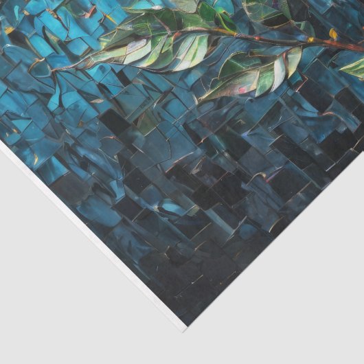 Rose Mosaic - Decoupage - Seidenpapier (Detail)