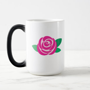Rose Motif Tasse