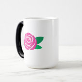 Rose Motif Tasse (Vorderseite Links)