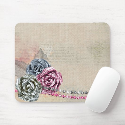 Rose Mousepad (Mit Mouse)