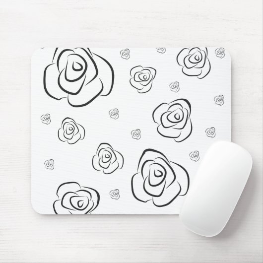 Rose Mousepad (Mit Mouse)