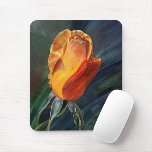 Rose Mousepad (Mit Mouse)