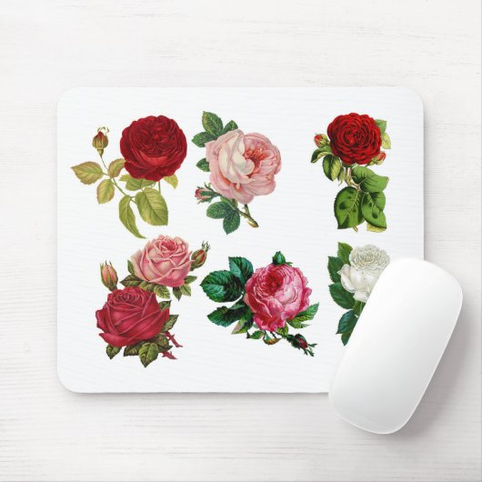 Rose Mousepad (Mit Mouse)
